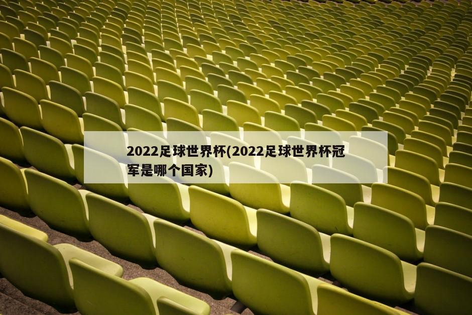 2022足球世界杯(2022足球世界杯冠军是哪个国家)