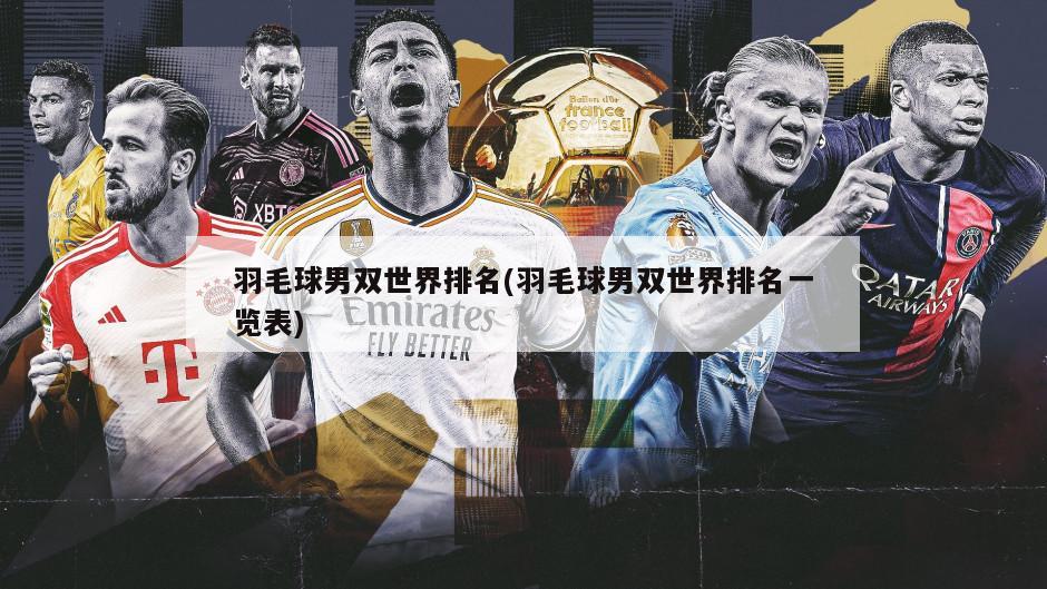 羽毛球男双世界排名(羽毛球男双世界排名一览表)
