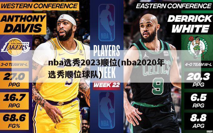 nba选秀2023顺位(nba2020年选秀顺位球队)